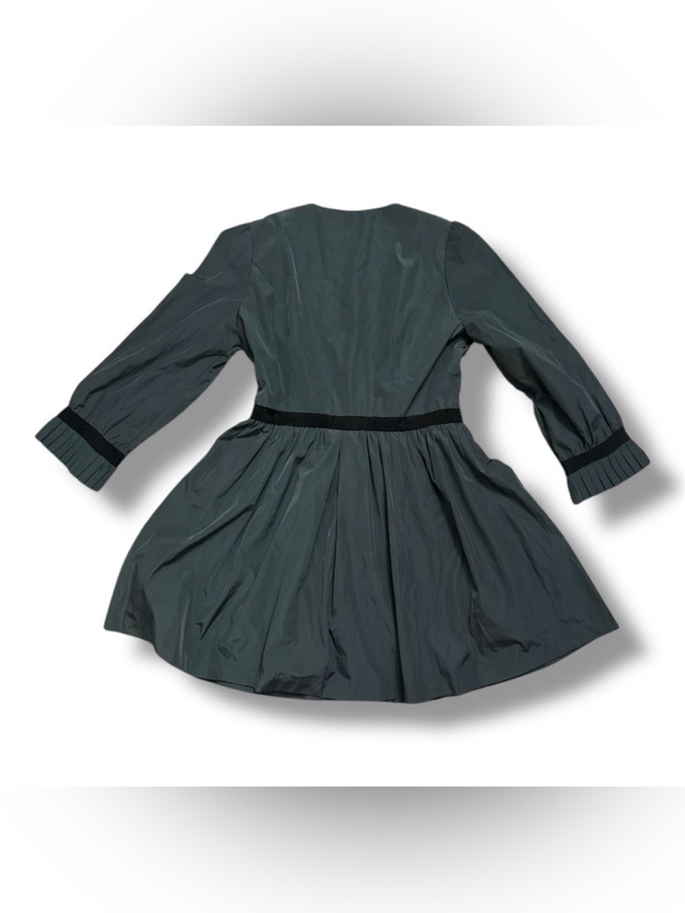 RARE Forever 21 Twist Dark Gray Jacket Dress Limited Edition Tulle Mall Goth - Picture 3 of 16